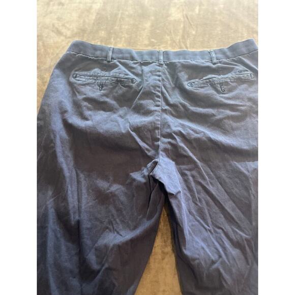 IZOD Saltwater Stretch Chino 42x32 Straight blue‎ pants - Picture 6 of 7